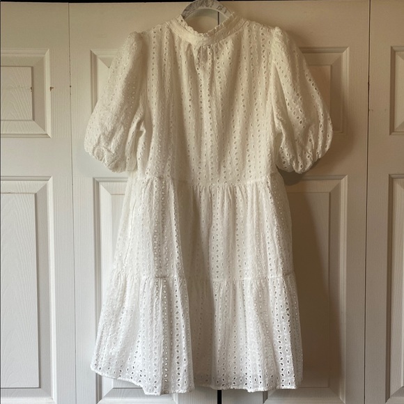 White Eyelet Dress - Picture 5 of 7